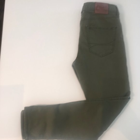 ( 3 for 20) - Hollister Olive Green Chino  W30 L30 - Picture 6 of 7
